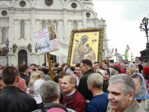 Крестный ход со Страстной иконой Божией Матери 22 апреля 2012 года